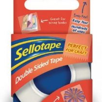 Sellotape Double Sides Tape, 15 mm x 5 m - Pack of 12