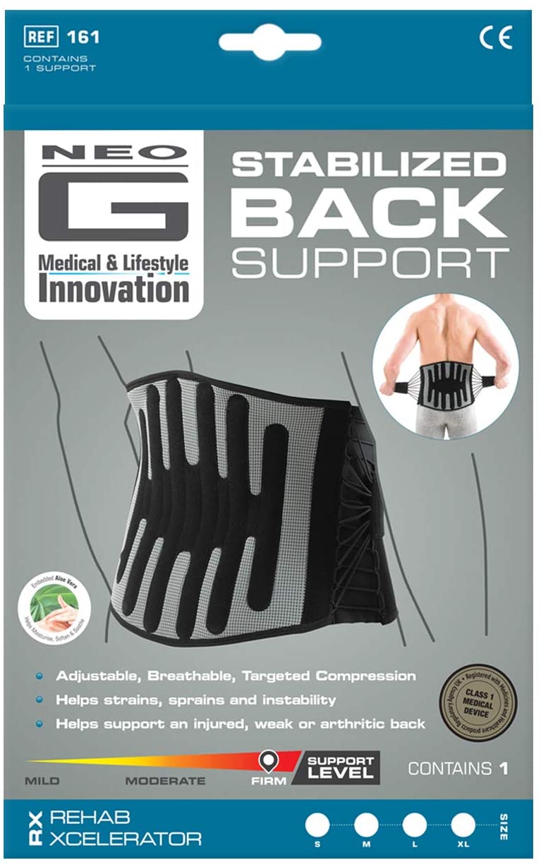 Neo-G Back Support RX Stabilized with Power Straps and Adjustable Lacing System - Image 2