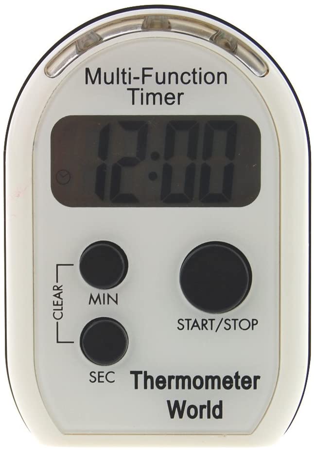 Visual Timer Multi Function with Vibrating Audible and Flashing Alarm - Countdown Timer Ideal for The Visually and Hearing Impaired