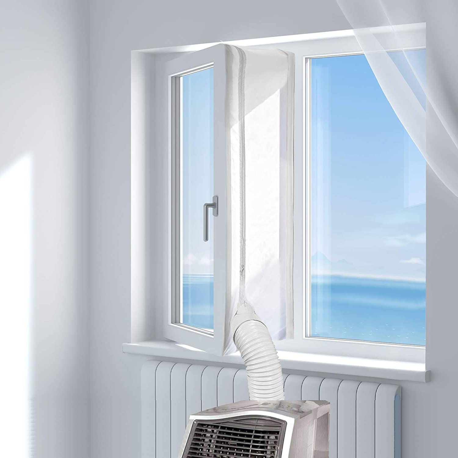 HOOMEE 500CM Universal Window Seal for Portable Air Conditioner And Tumble Dryer