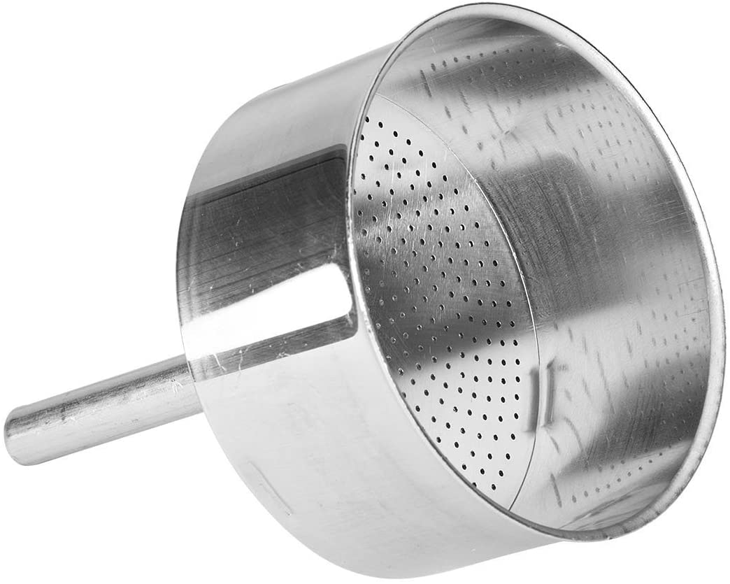 Bialetti La Cafetiere compatible with Filter Funnel To Suit- Moka Dama 3 Cup, Part, Silver, 12 x 7,5 x 19,5 cm - Image 2