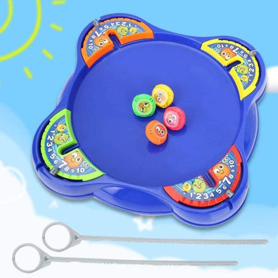 Battling Tops, Plastic Burst Gyro Arena Disk Set Exciting Duel Spinning Top Dreidel Toy Accessory Gift for Kids - Image 3