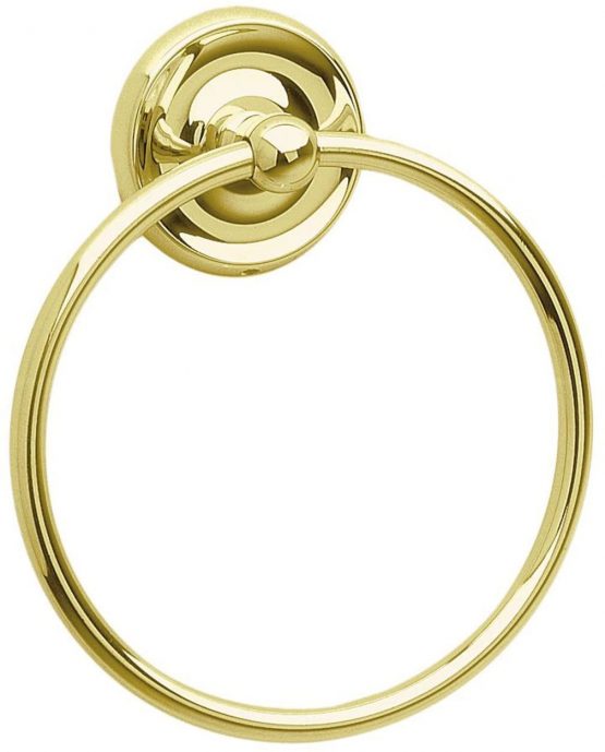 Smedbo Brass Polished "Villa" Towel Ring