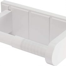 Croydex WA991122 Toilet Roll Holder, Pine, White, One Size