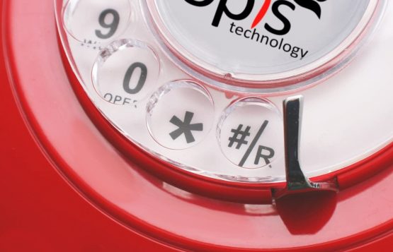 OPIS 60s CABLE with classic white German Post rotary dial inlay: designer retro phone/rotary dial telephone/retro style phone/vintage telephone/classic desk phone with rotary dialler (black) - Image 4