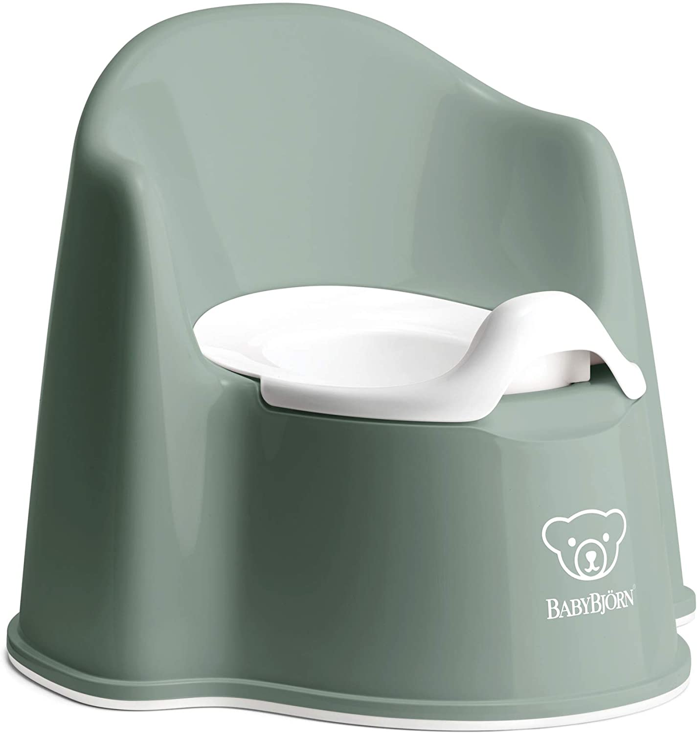 BabyBjörn Potty Chair, Deep green/White