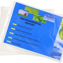 Exacompta Exactive PP Punched Pockets, A4, Landscape - Bag of 20