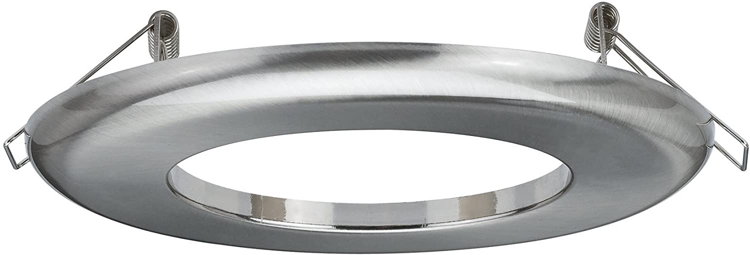 Paulmann 92506 recessed luminaire Adapter diameter 130 mm Converter Brushed Iron Adapter Ring Metal from 75-120 mm to 68-70 mm Installation Diameter Spacer - Image 2