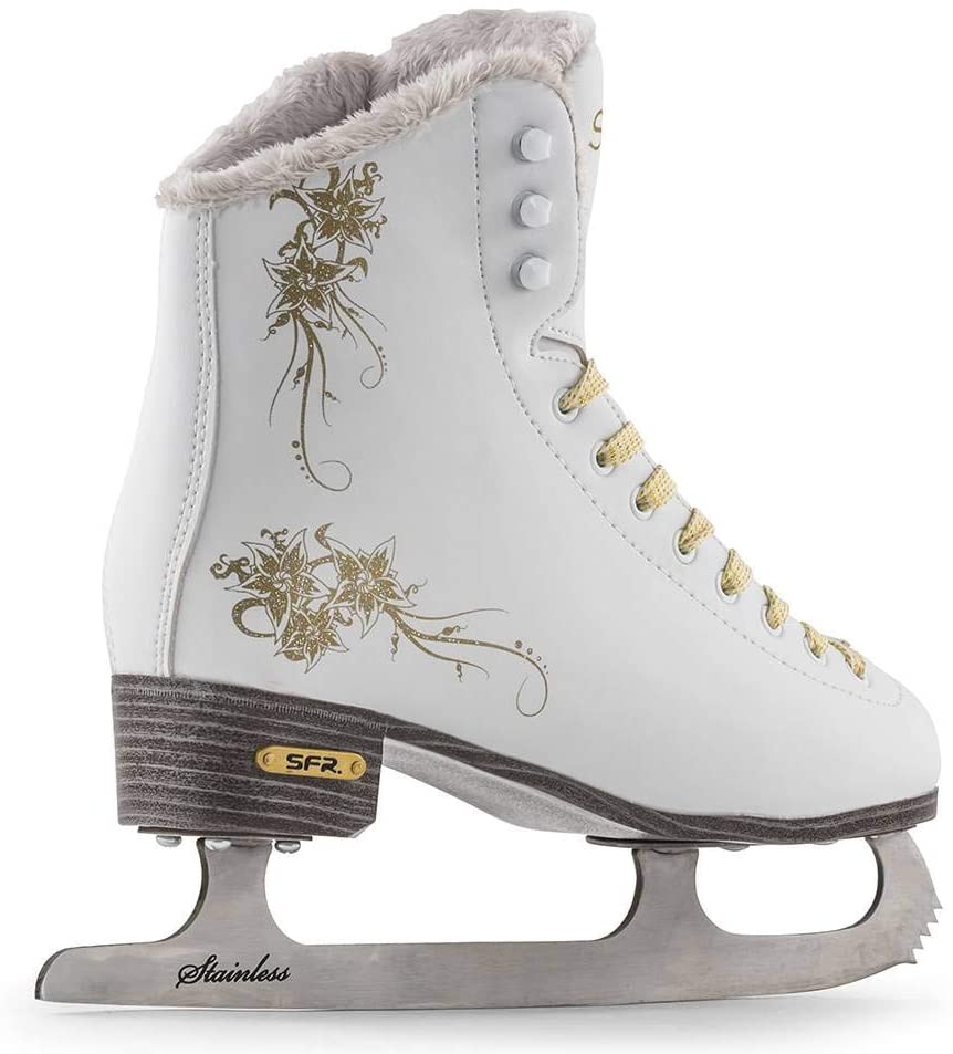 SFR Glitra Ice Skate White, 2 UK - Image 3