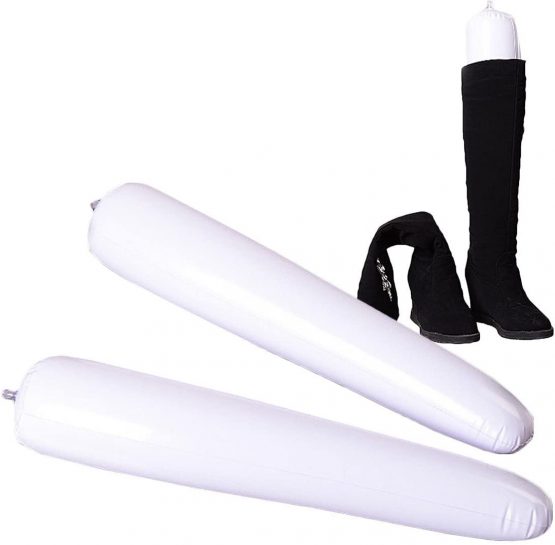 kilofly Inflatable Boot Shapers [Set of 3 Pairs] - Extra Long - 50cm, White