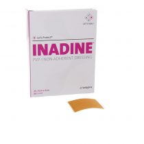 Inadine JKP01481 PVP-I Non-Adherent Dressing, Sterile, 5 cm Width, 5 cm Length (Pack of 25)