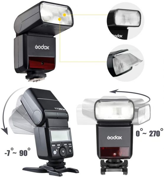 GODOX TT350S TTL 2.4G Camera Flash GN36 1/8000s HSS Wireless Mini Flash Speedlight for Sony Mirrorless Cameras (TT350S) - Image 2
