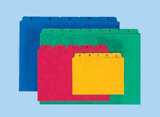 Pagna 25251-01 Index Cards A5 Particle Board Paper Red