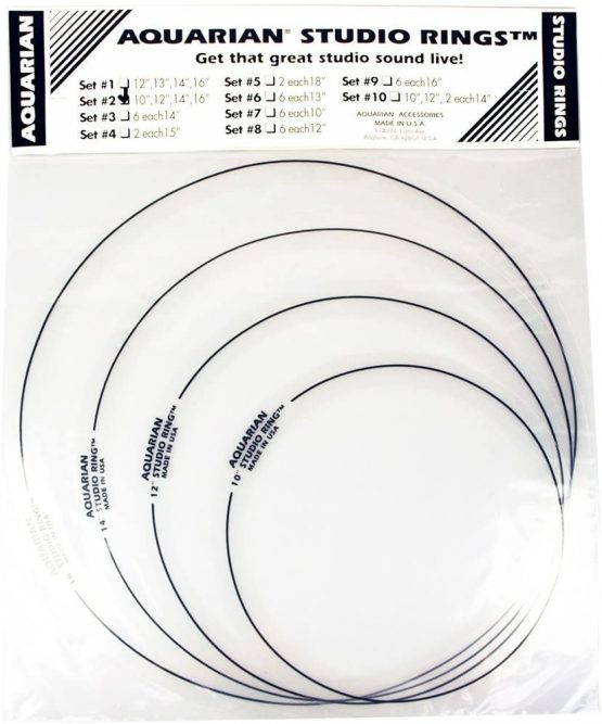 Aquarian Studio Rings Set 2 - American Fusion (10-inch,12-inch,14-inch, 16-inch)