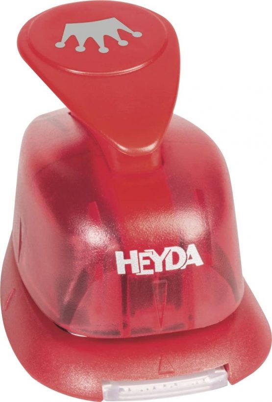 HEYDA 203687455 Decorative Punch Small Design Size Approx. 1.7 cm, Motif: Crown - Image 3