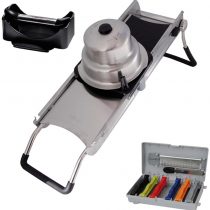 De Buyer Ultra Deluxe Mandolin, Stainless Steel, Silver, 40.01 x 19.99 x 13.49 cm