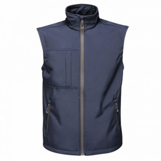 Regatta TRA848 74480 Professional Octagon II 3 Layer Waterproof Softshell Body warmer, Navy(SlGrey), XL - Image 4