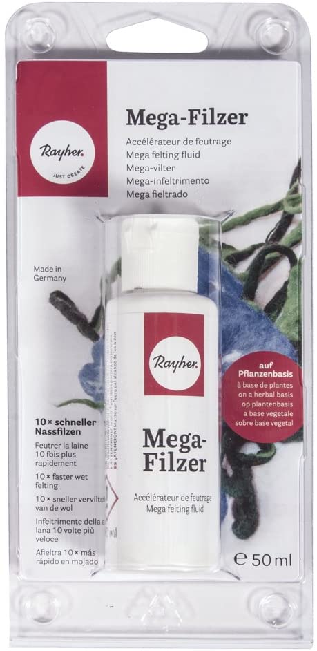 Rayher Felting Fluid for Wet Felting Projects Mega Felting Fluid, Special Wet Felting Liquid to Quickly Felt Wool - Image 2