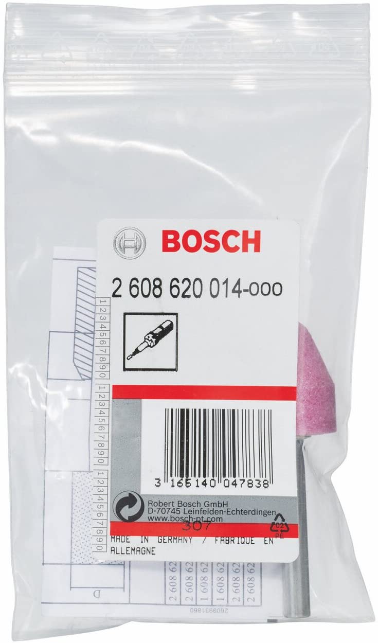 Bosch 1x PRO Steel Mounted Point Set for 6 mm Longlife Straight Grinders, Drills and Cylindrical Shank (for Steel Cast iron - Image 2