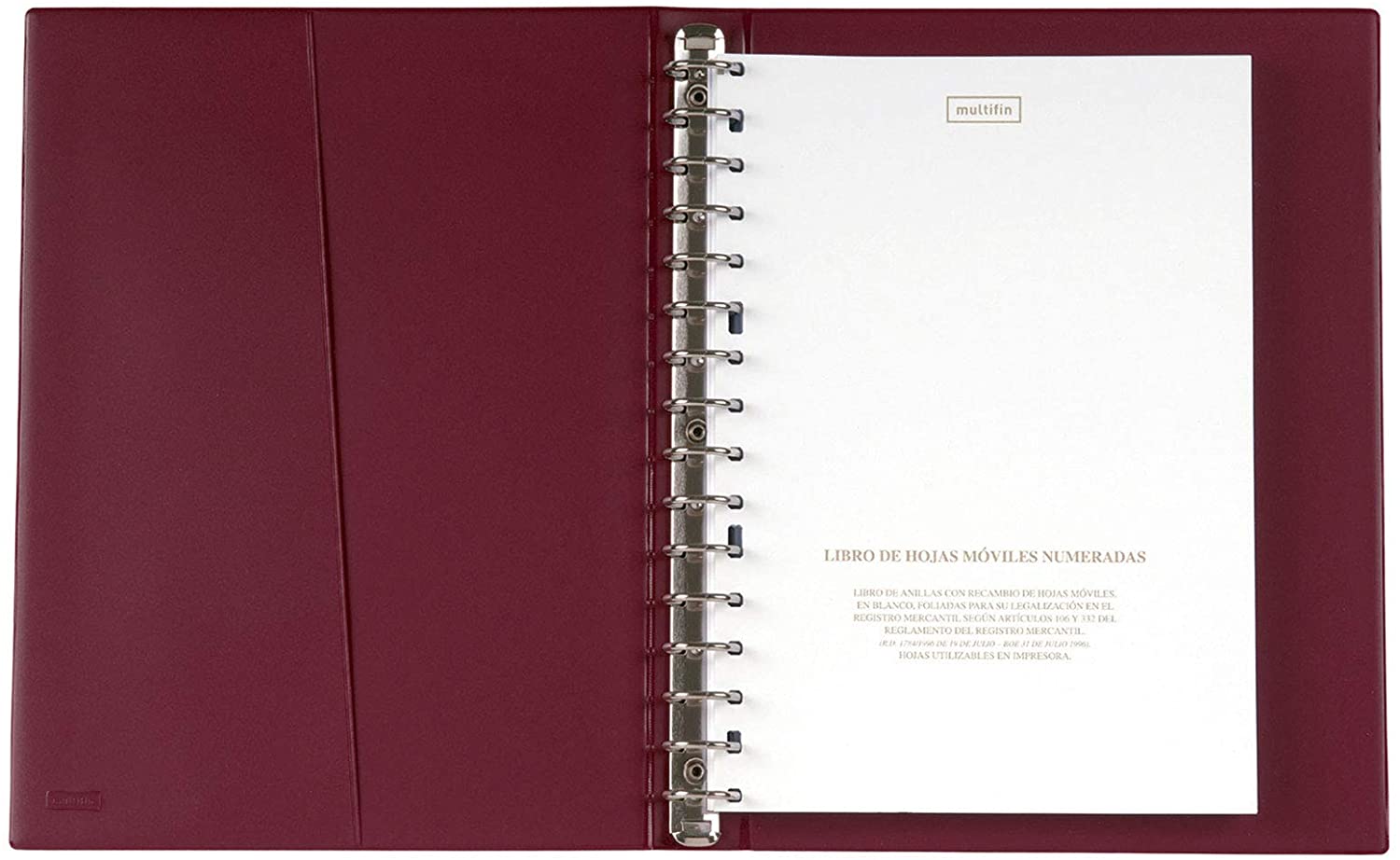 Finocam Catalan Minutes Book, white, 100 Hojas - Image 2