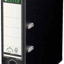 Leitz Lever Arch File, Black, Plastic, A4, 8 cm spine, 10100095