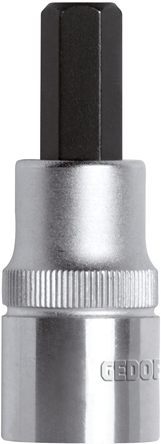 GEDORE red Screwdriver bit socket hex, 17 mm AF, 1/2" 12.5 mm, Screwdriver bit socket, Tool, R62551710, Steel