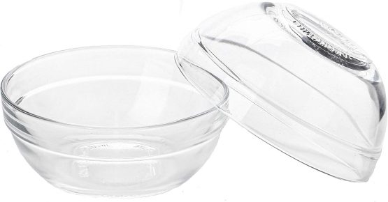 Lawei Set of 12 Glass Bowls - 9 cm Mini Transparent Glass Salad Bowl for Kitchen Prep Dessert Dips Candy Dishes - Image 2