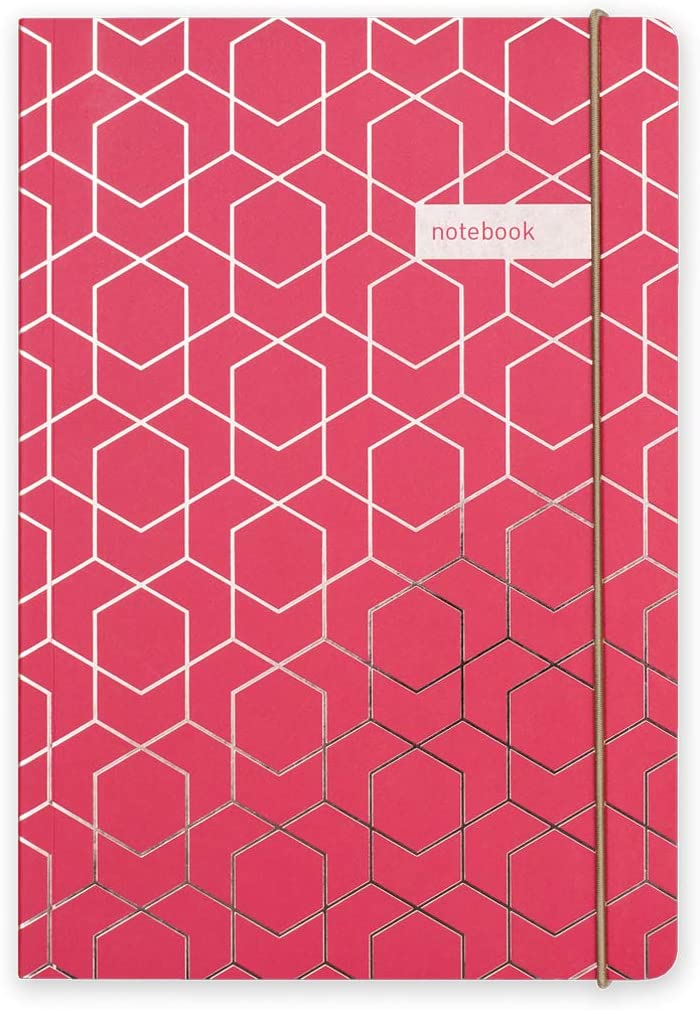 Matilda Myres A5 Lined Notebook with 192 Pages, Premium Hard Back Notebooks Lined for Journaling and Notes