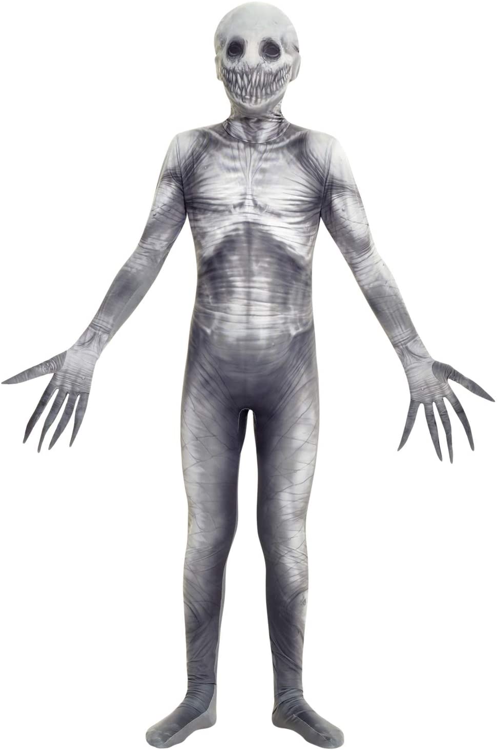 Morphsuits The Rake Kids Halloween Costume, Scary Boys, Fun Dress-Up Outfit for Halloween Parties Medium, Black/Grey