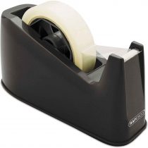 Rapesco RPTD500B Germ-Savvy Antibacterial: 500 Heavy Duty Tape Dispenser - Black