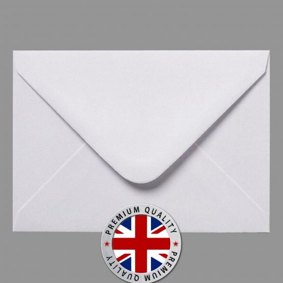 100 C5 Premium Quality WHITE Greeting Card Florist Gummed Envelopes - 162 mm X 229 mm 100GSM - FREE DELIVERY
