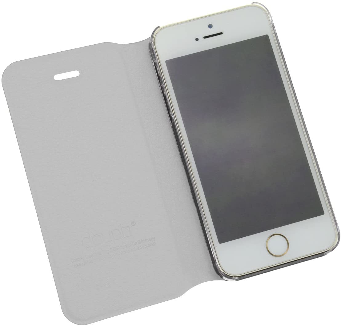 doupi Flip Cover for iPhone 4 / 4S, Magnet Protective Flip Case Book Style Screen Protector Stand, white, iPhone 4/4S - Image 4