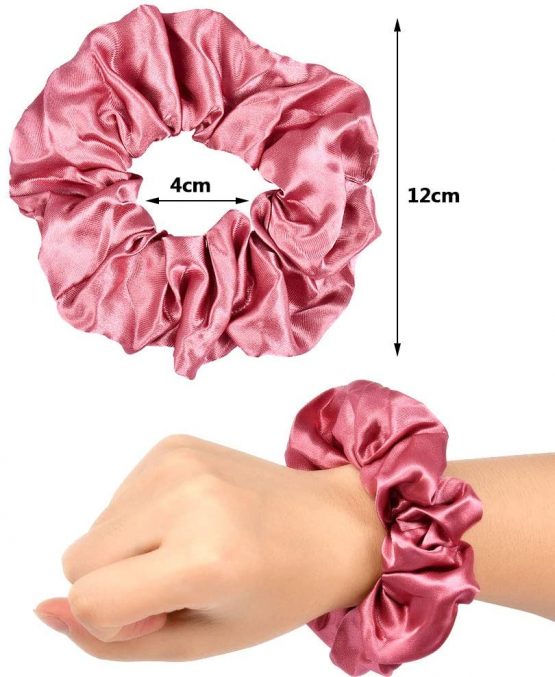 BUYGOO 36 Colour Silk Satin Hair Scrunchies for Girls Women Ladies, Durable Elastic Hair Bobbles for Ponytail Holder, Hair Ties Scrunchy Hair BandsTraceless Hair Accessories Ropes - Image 2