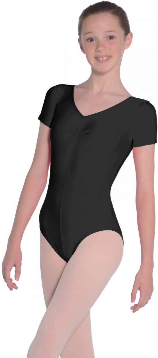 Dancewear Central Jeanette Short Sleeve Nylon/Lycra Leotard