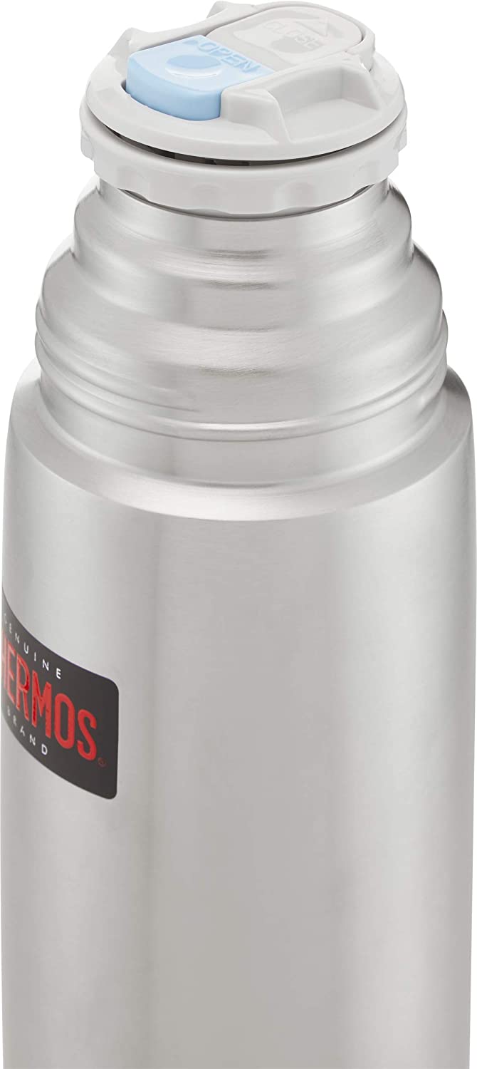 Thermos, Light and Compact Flask, Stainless Steel (1L), Premium Leak Proof Insulated Tea & Coffee Flask for Hot & Cold Drinks - Image 3
