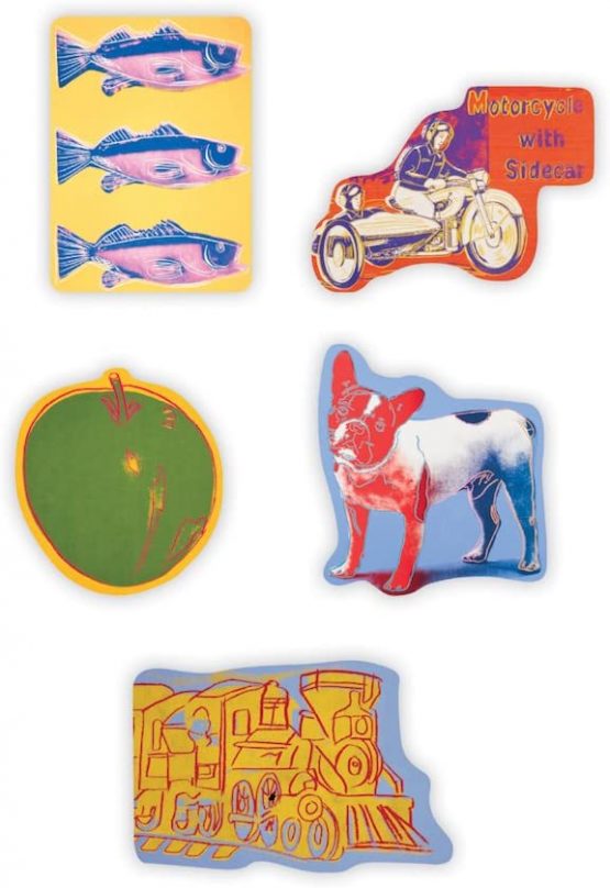 Andy Warhol Wooden Magnetic Shapes - Image 3