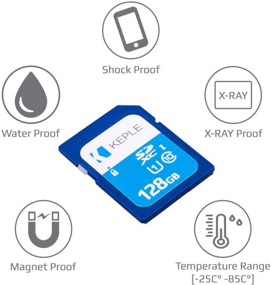 128GB SD Card Class 10 Memory Card Compatible with HP Stream 14-ax002na, 14-ax000na, x360, x360 11-aa000na, Pavilion x360 14-ba031na / Lenovo IdeaPad 350, 120S, 320, 520S Laptop UHS-1 U1 SDHC 128 GB - Image 4