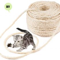 Parain Sisal Rope for Scratching Posts Cat Tree Cats Natural Sisal Rope 6 mm - 15 m