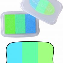 Tsukineko Brilliance Peacock 3-Colour Ink Pad