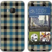 Royal RS 113944 Sticker Stickers FOR HTC ONE M9 with Gingham Blue