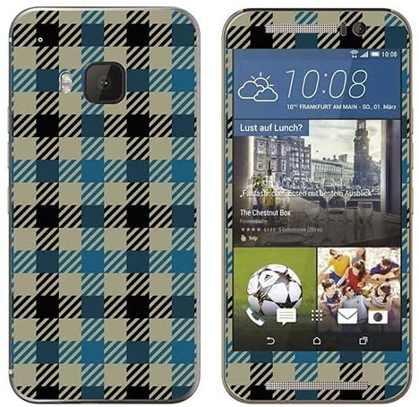Royal RS 113944 Sticker Stickers FOR HTC ONE M9 with Gingham Blue