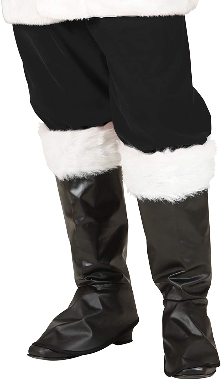 Santa Claus Boot Covers Accessory for Christmas Party Fancy Dress, Multi-coloured - Image 3
