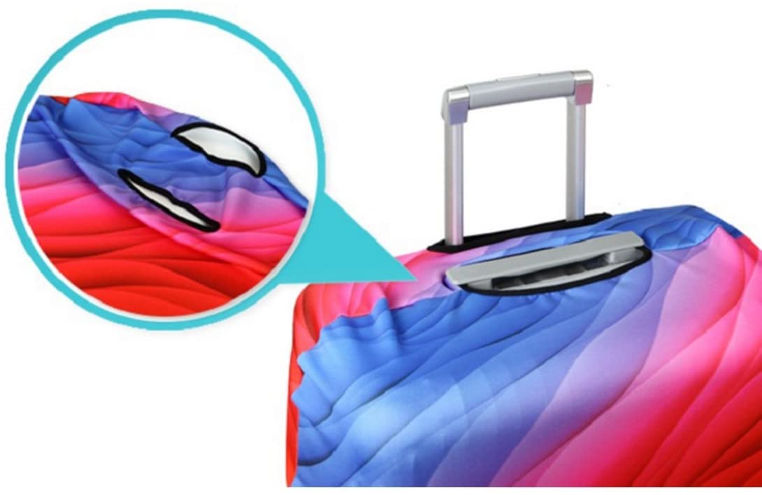 YianBestja Washable Travel Luggage Cover Elastic Suitcase Trolley Protector Cover for 18-32 Inch Luggage (Earth, S) - Image 3