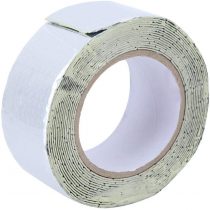 URRNDD Multi-function Butyl Rubber Waterproof Tape for Roof Drain-Pipe Repair 7.5cm*10m for Crack Repair Ship Sealing Granary Sealing Building(1.2mm厚 5m*5cm)