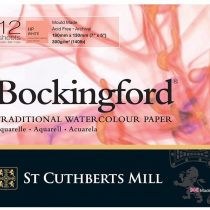 Bockingford Pad : GLUED : 5x7in : 140lb (300gsm) Hot Press : 12s
