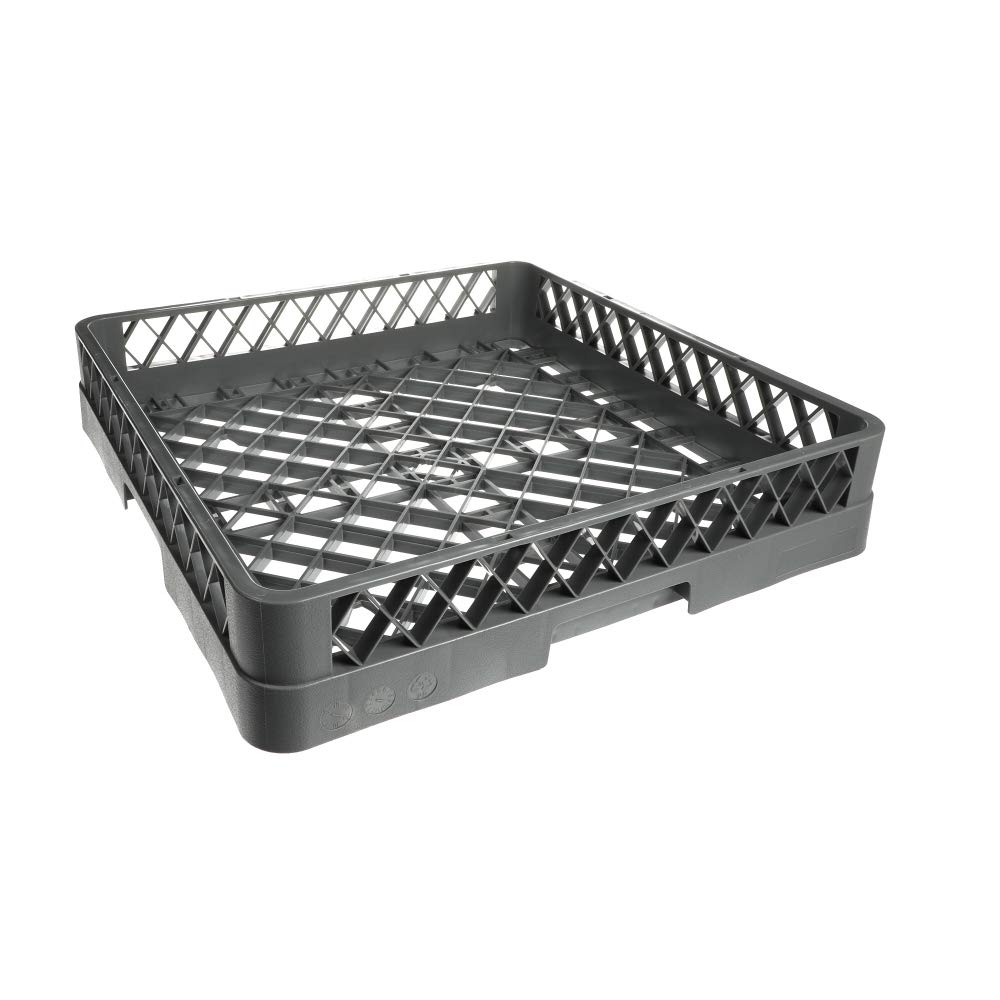 Vogue Open Cup Dishwasher Rack, Grey, Dimensions: 100(H) x500(W) x500(D) mm, Any Commercial Washer Compatible