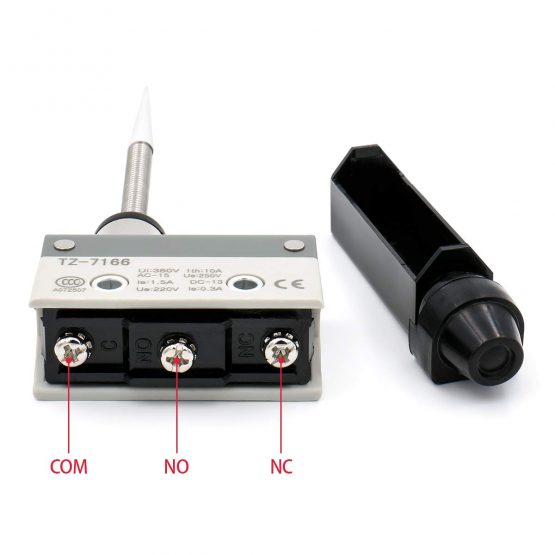 Heschen Horizontal limit switch TZ-7166 momentray spring stick actuator AC 380V 10A single pole - Image 4