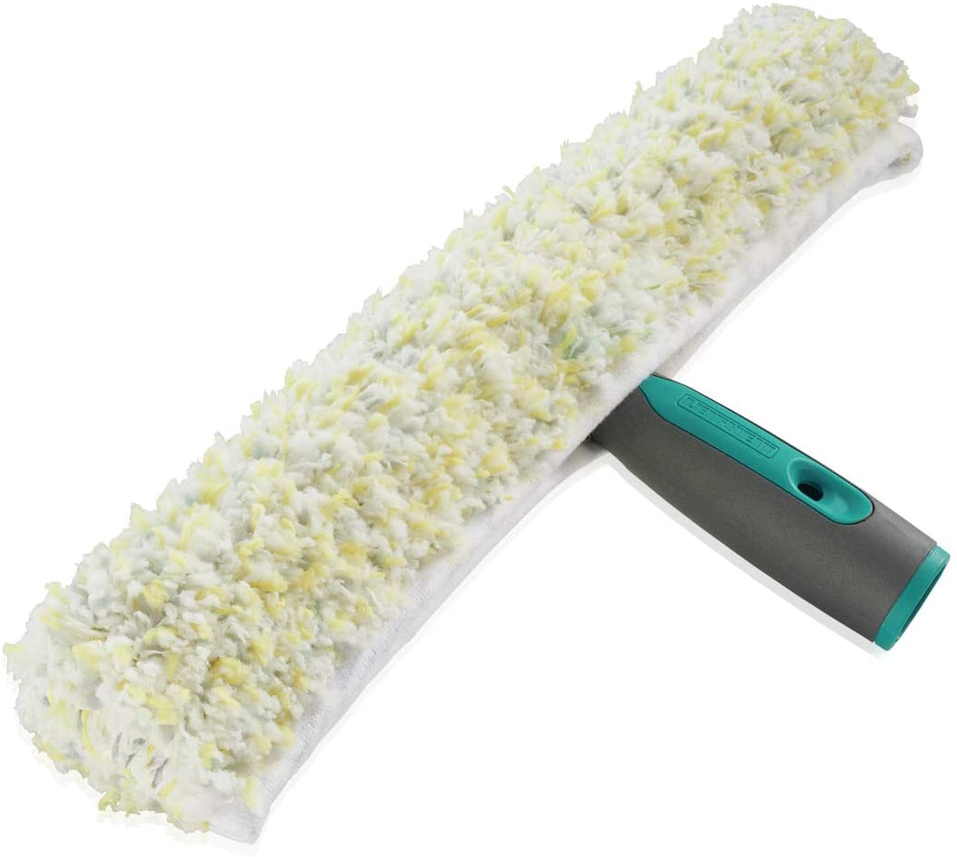 Leifheit Professional Window Washer 45 cm, Fits Top Lock Handle, Commercial Cleaning, Janitorial Range, Turquoise