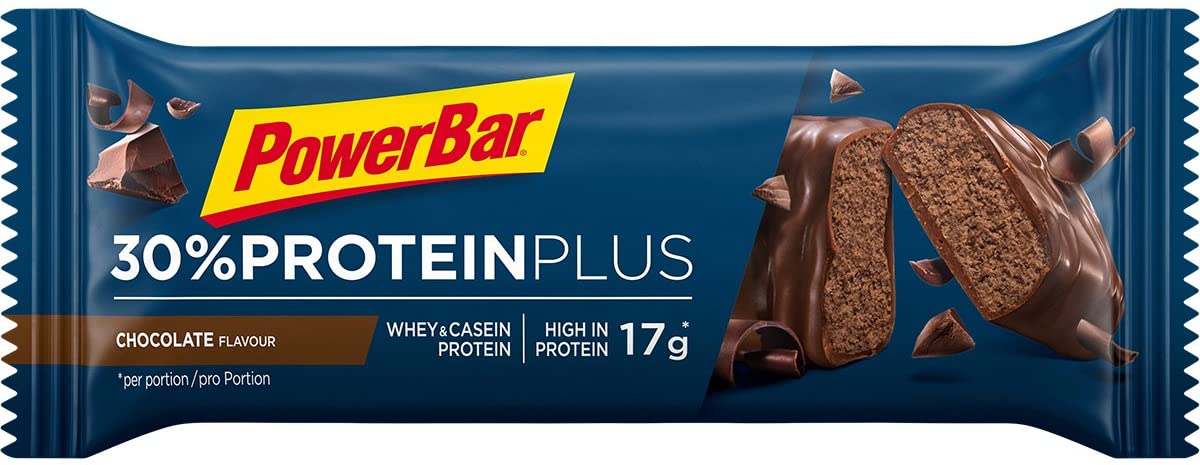 Powerbar - 30% Protein Plus - Chocolate - 15x55g - High Protein Bar - Whey&Casein Protein - collagen free - Image 2