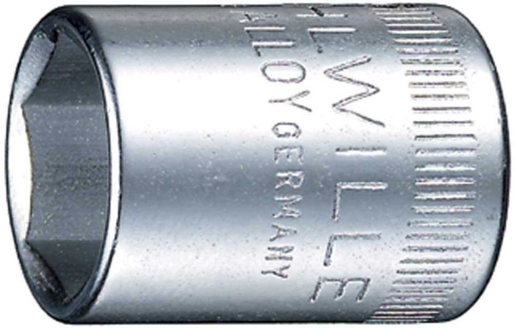 Stahlwille 01410014 40A High Performance Steel Socket, 1/4 Drive, 7/32 inch Size, 23 mm Length, Pack of 10